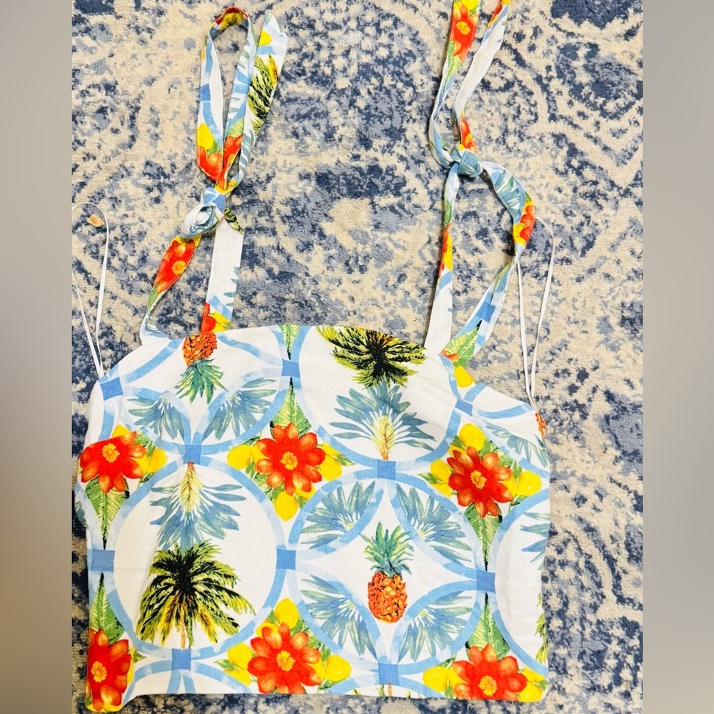 Rachel Zoe Women's multi Crop-top Size Small